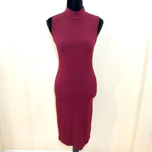 Burgundy BodyCon Dress!